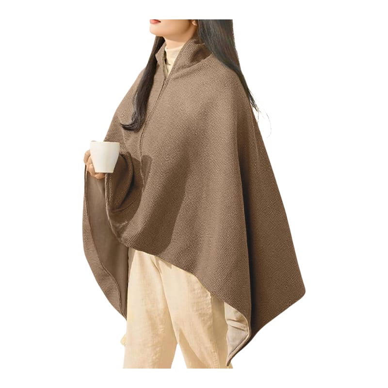 Poncho Chauffant Nomade Silver Style Sahara Sur Batterie