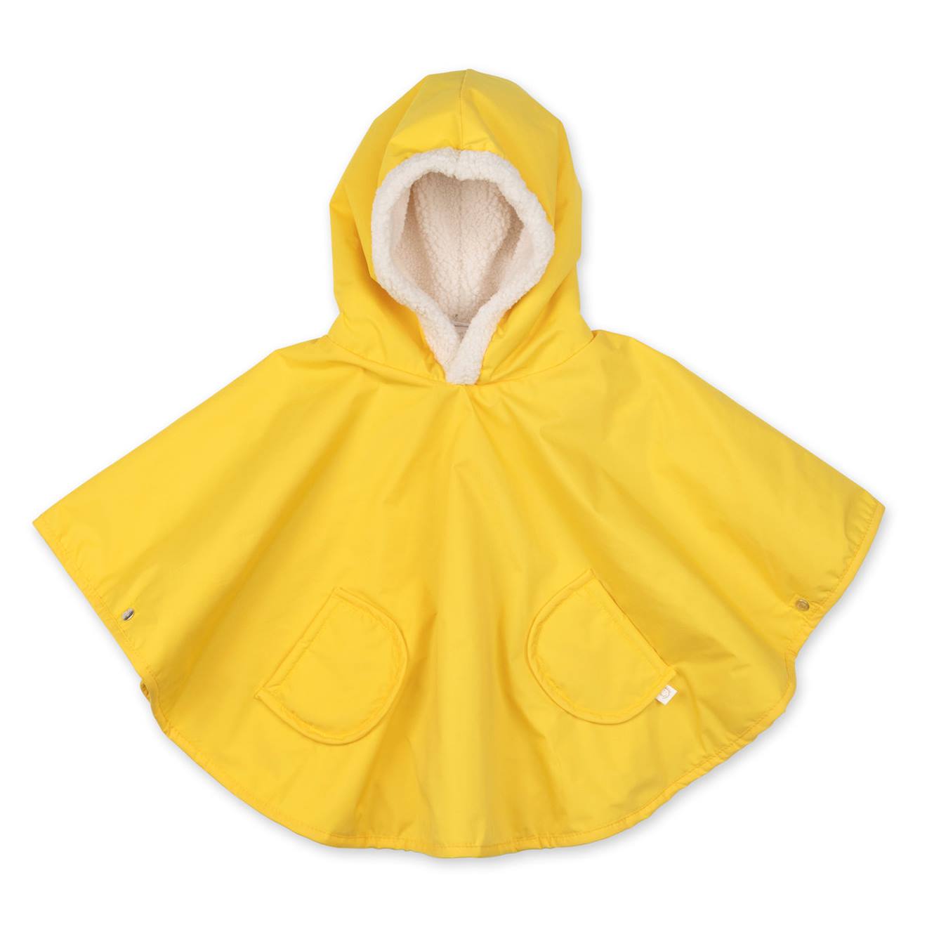 Poncho De Voyage Bébé Pour Siège Auto - Au Chaud Sous La Pluie Jaune