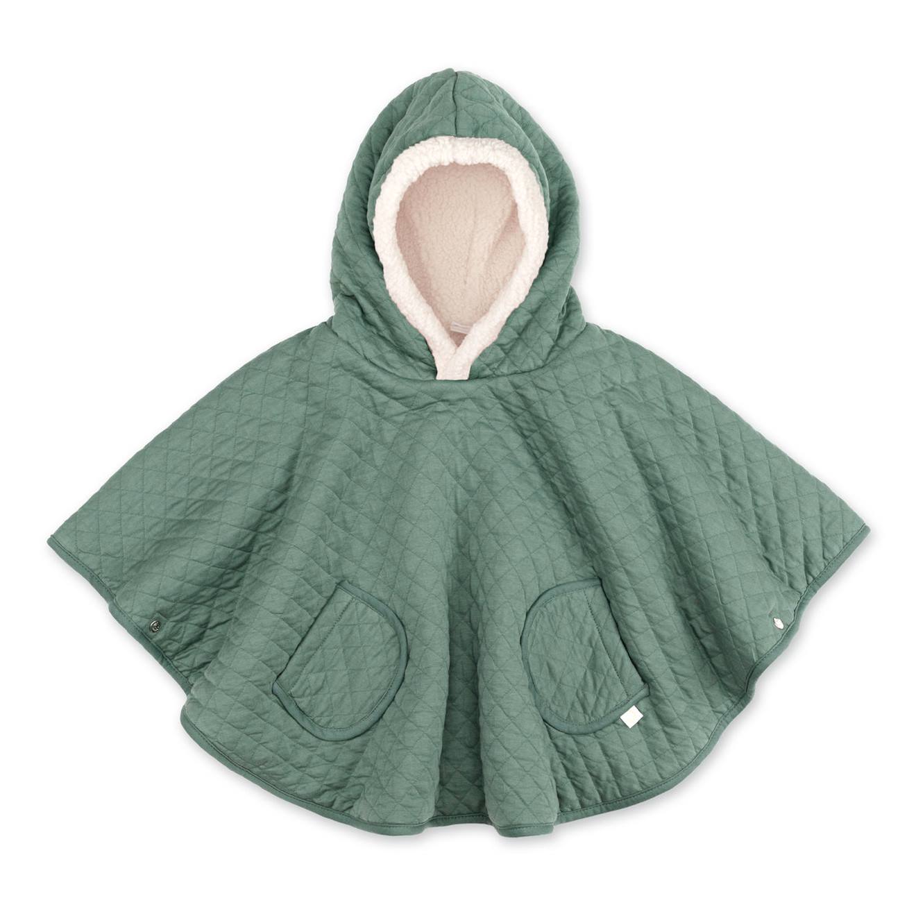 Poncho De Voyage Bébé Pour Siège Auto - Dehors Bien Au Chaud Green