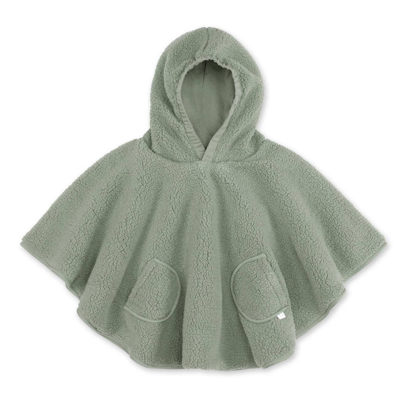 Poncho De Voyage Bébé Pour Siège Auto - Teddy Douillet Kaki