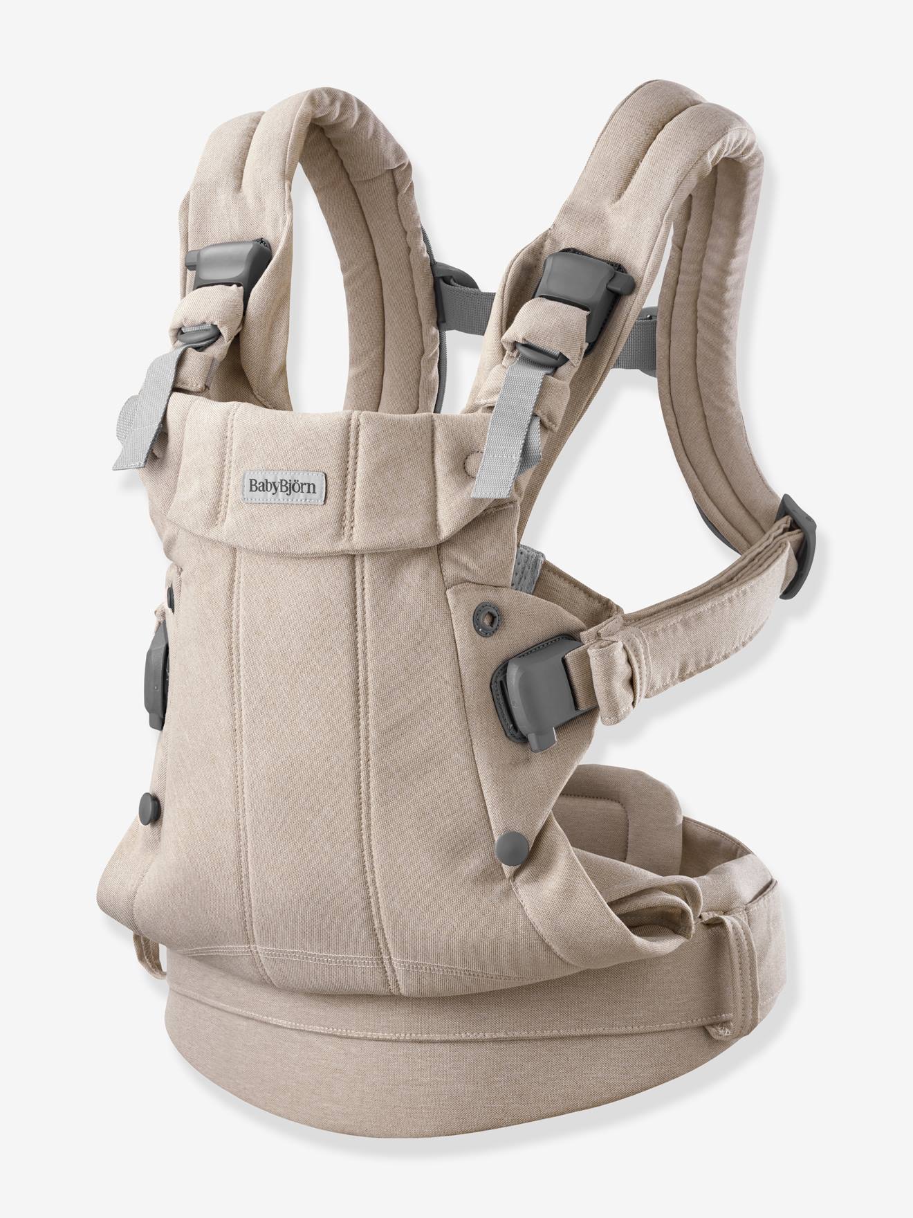 Porte-Bébé Harmony tissé chiné beige