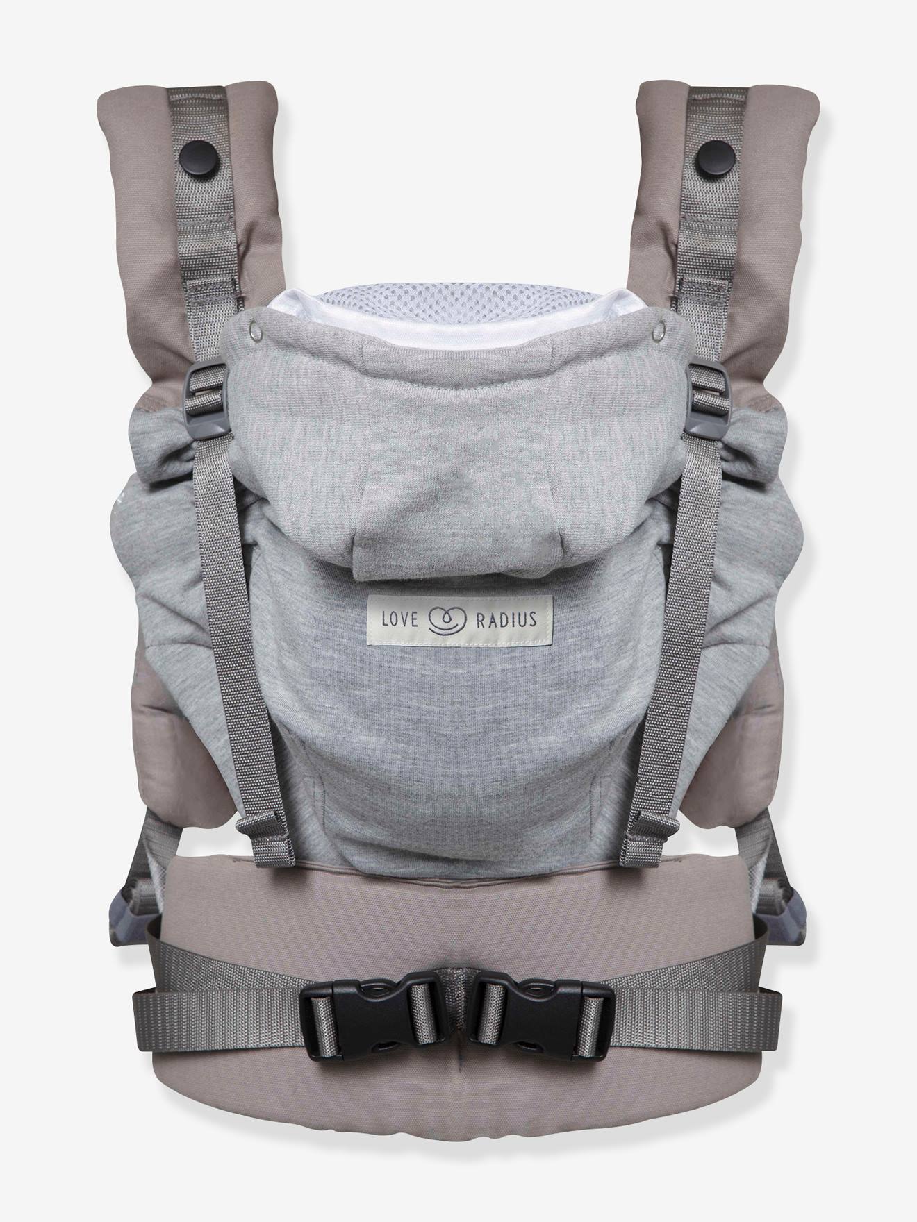 Porte-bébé physiologique HoodieCarrier 2 gris athlétique