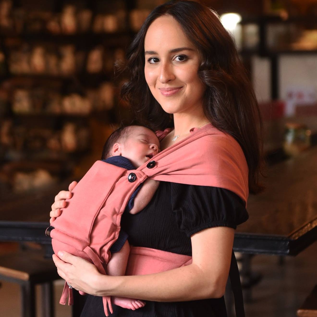 Porte-bébé Tiny - Aragon Rose