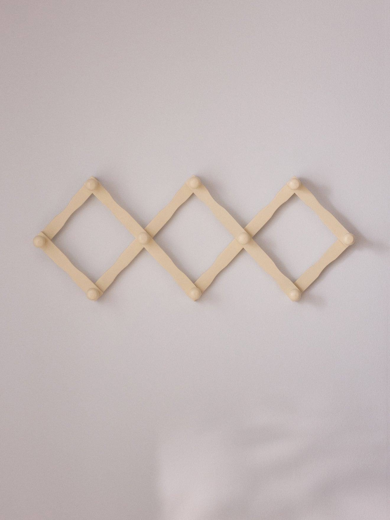 Portemanteau Accordéon En Bois Ivoire