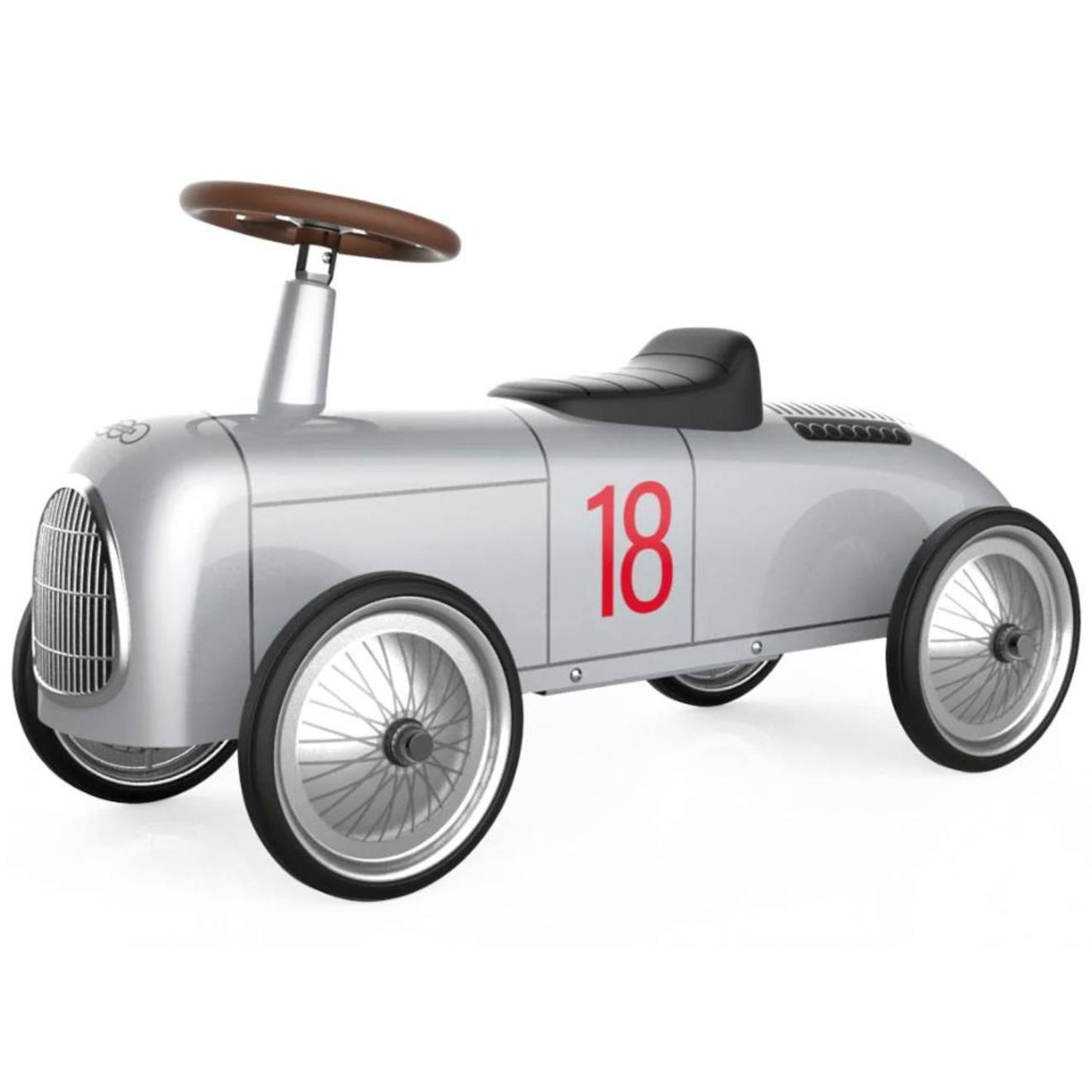 Porteur Audi Roadster Dès 18 Mois Gris, Rouge, Marron