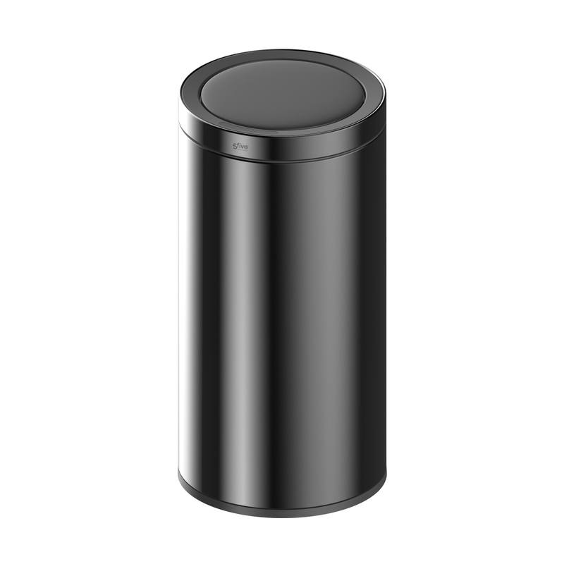 Poubelle Sensor Metal 40l Carbone