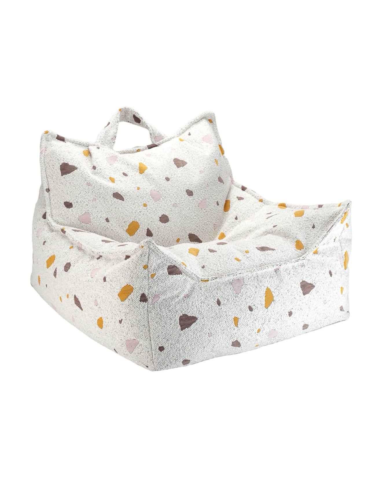 Pouf Poire Enfant - Fauteuil Design Terrazzo Terrazzo Marble