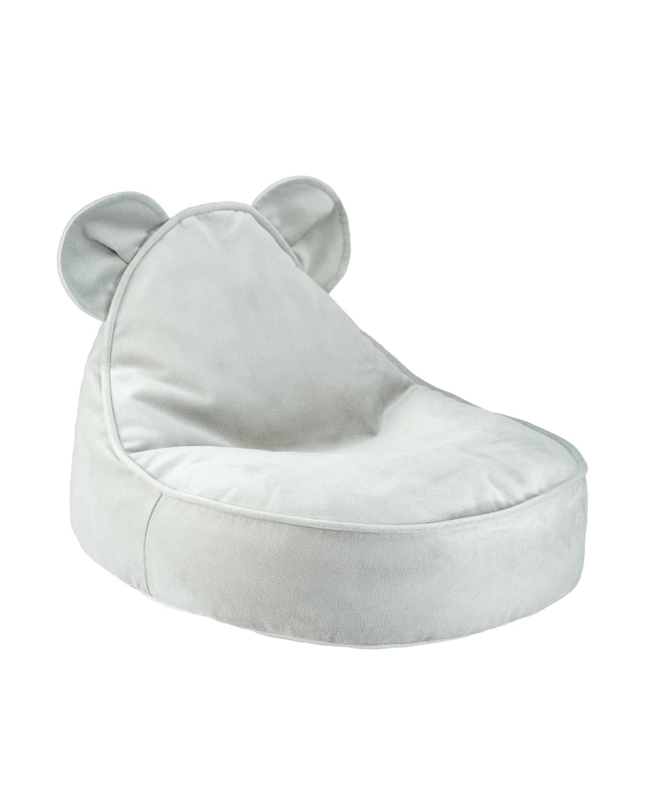 Pouf Poire Ours Chambre Enfant - Fauteuil Comfortable En Velours Misty Green