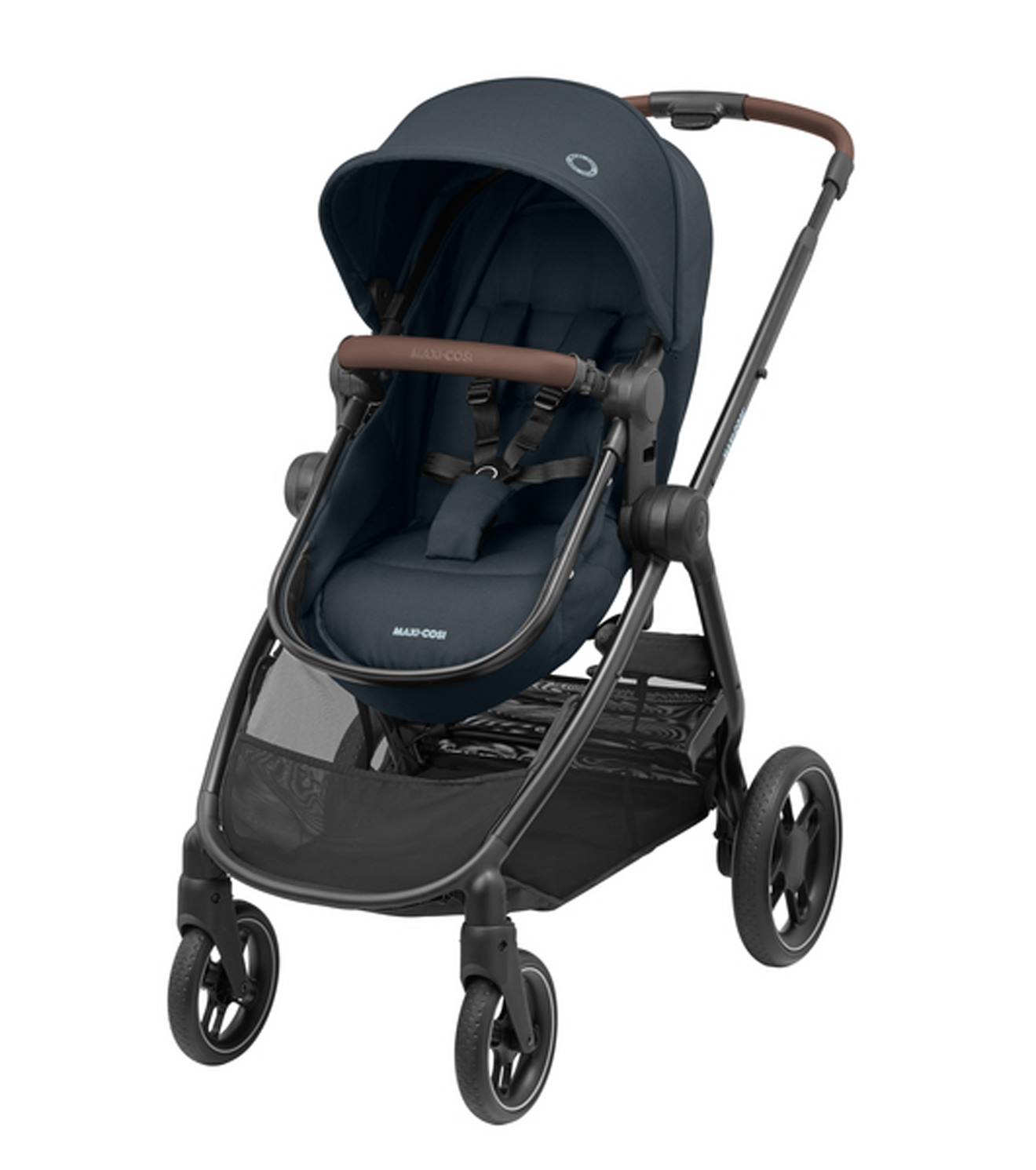 Poussette 2 En 1 Avec Nacelle Intégrée Zelia 3 Graphite Essentiel