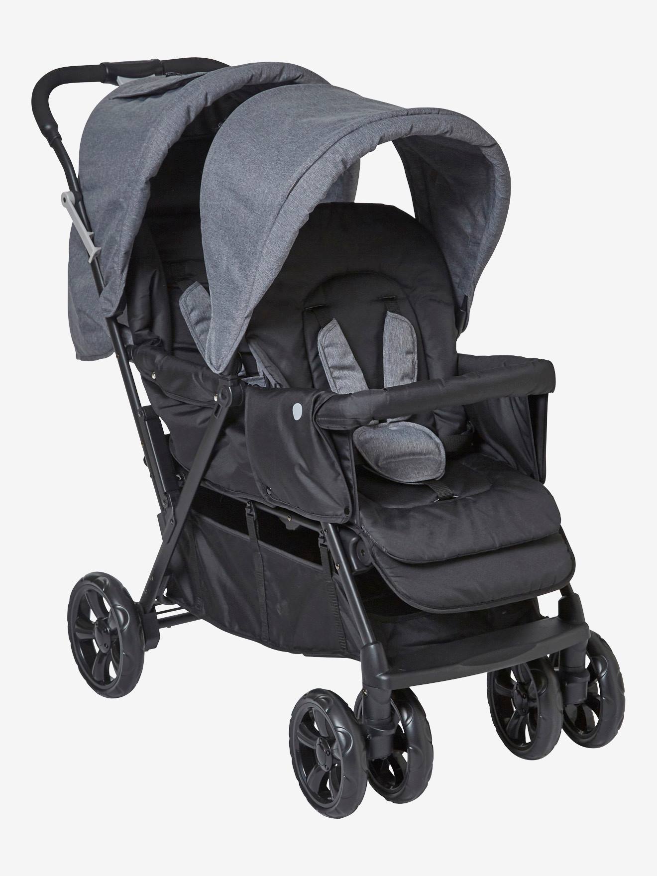 Poussette double  Duocity2 gris