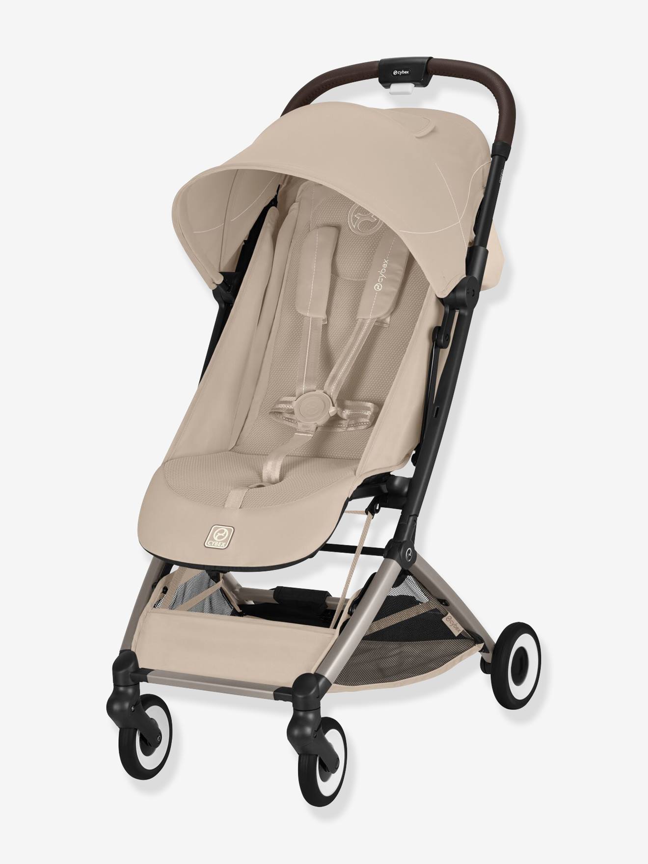 Poussette Orfeo compacte beige