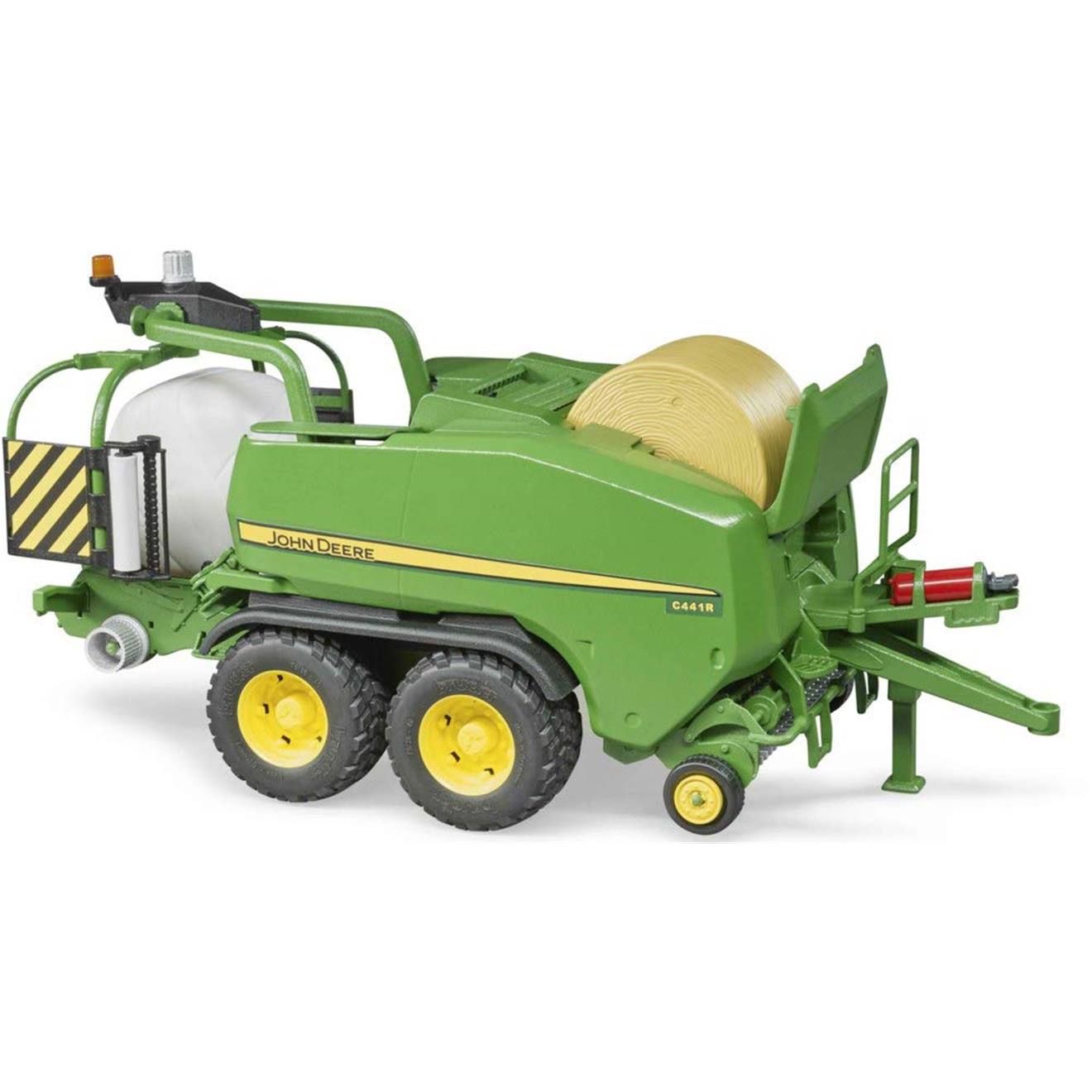 Presse Enrubanneuse À Balles Rondes John Deere C441r Vert