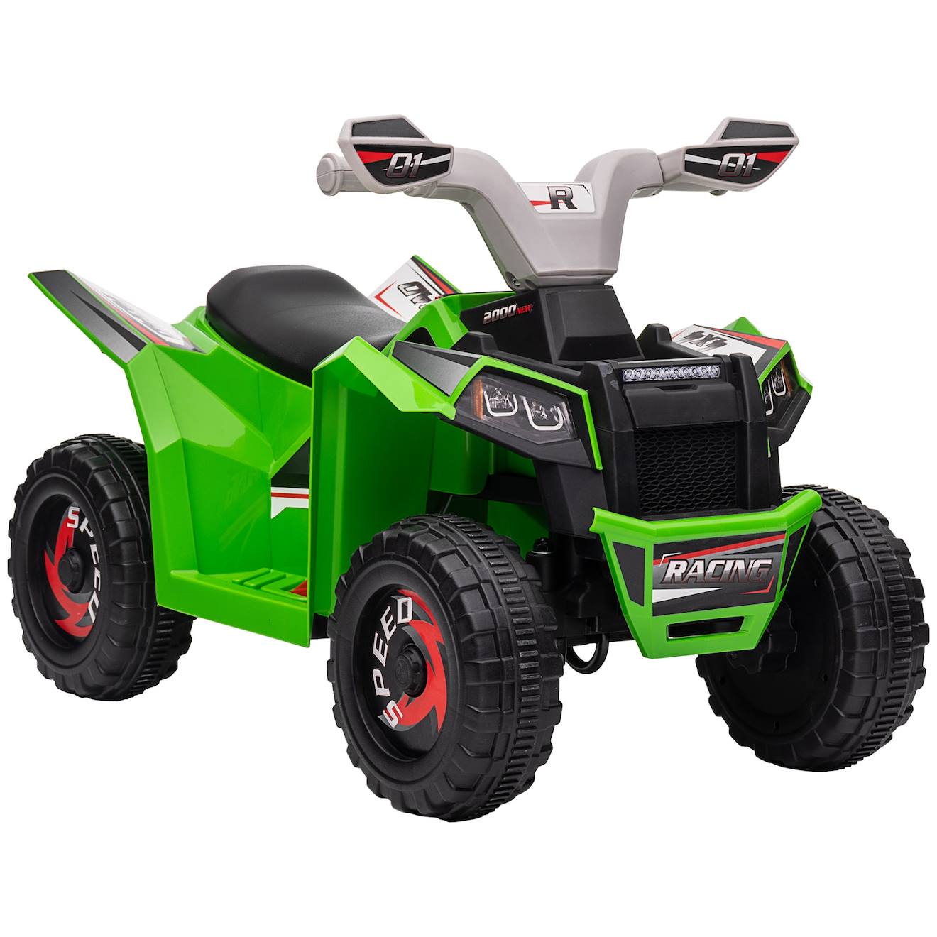 Quad Électrique Enfant V. Max. 2,5 Km/h 6 V Vert