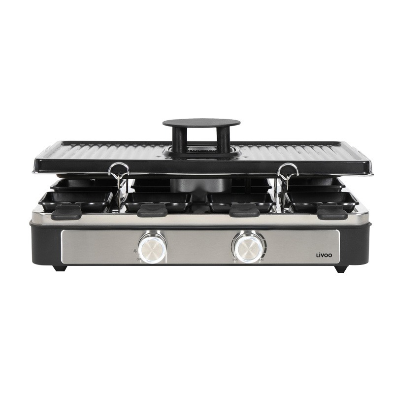 Raclette Multifonctions Livoo 8p Smokeless - Doc372n