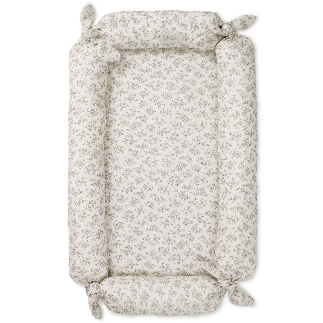 Réducteur De Lit Bébé Coton Bio Nid D’appoint Ecru, Vert, Noir