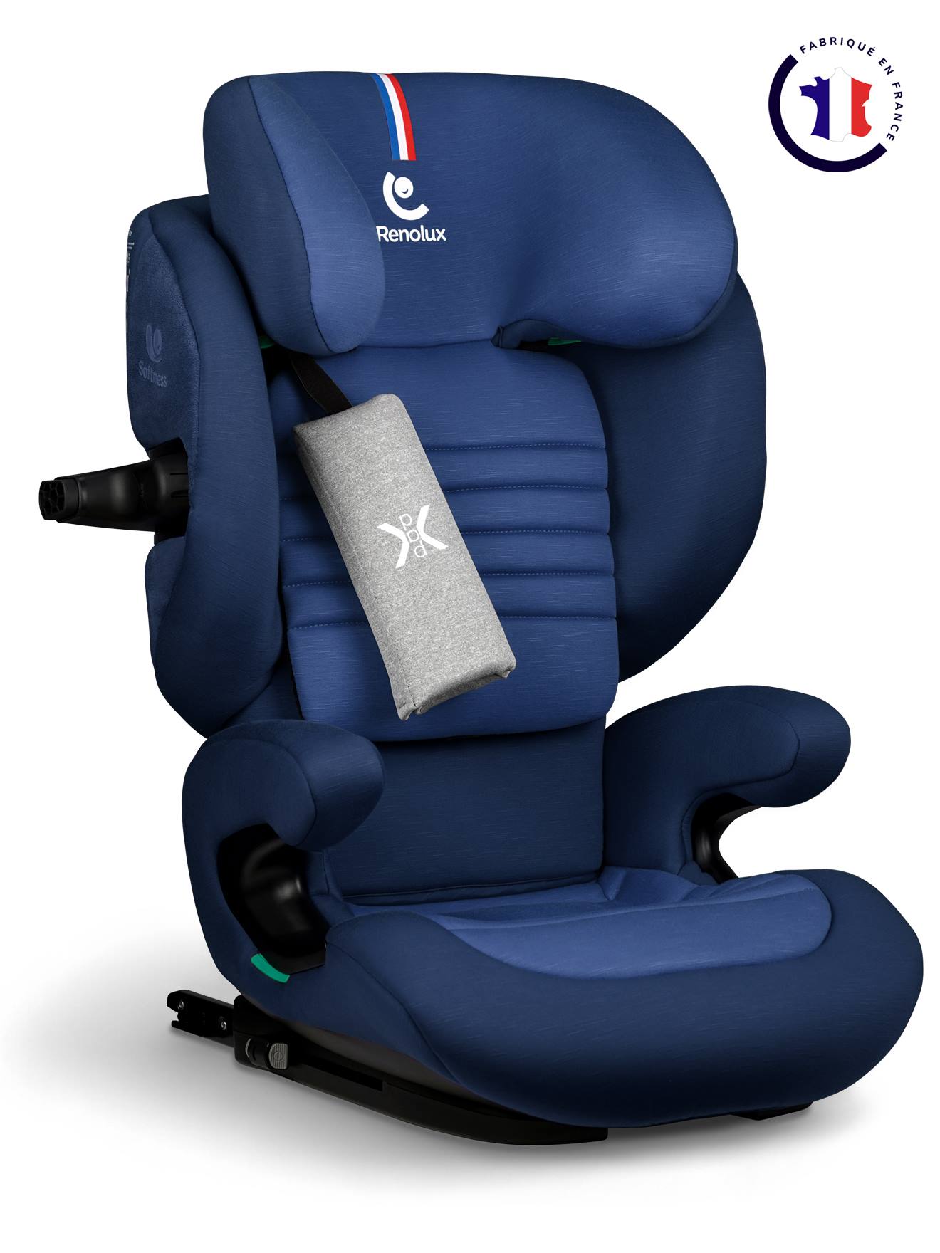 Réhausseur Inclinable Isofix R129 I-size 100-150 Cm Softness® Eliseo Ocean