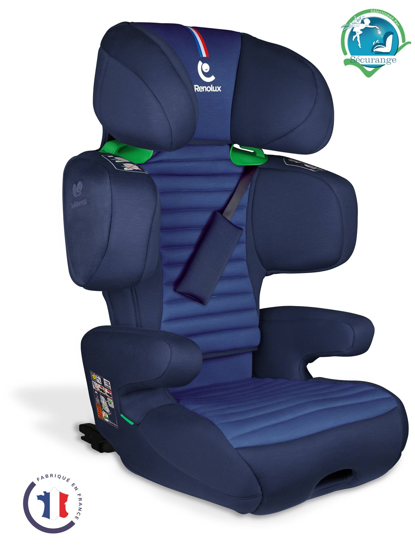 Réhausseur Isofix R129 100-150 Cm Softness® Renofix2 Ocean