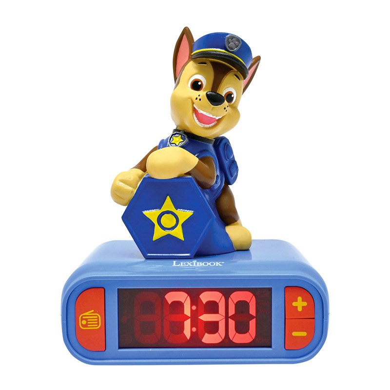 Reveil Enfant Lexibook Veilleuse Chase