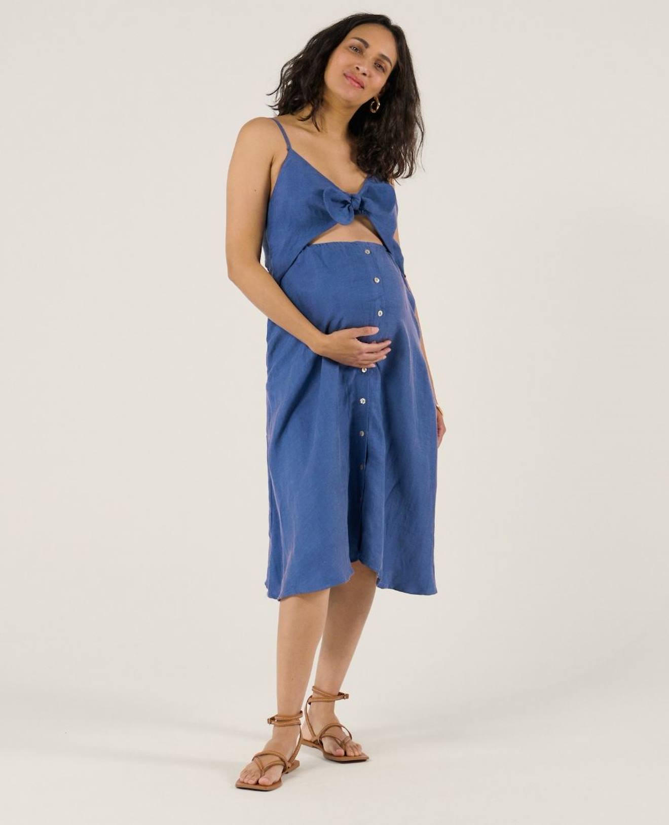 Robe D'allaitement Nolwenn Bleu