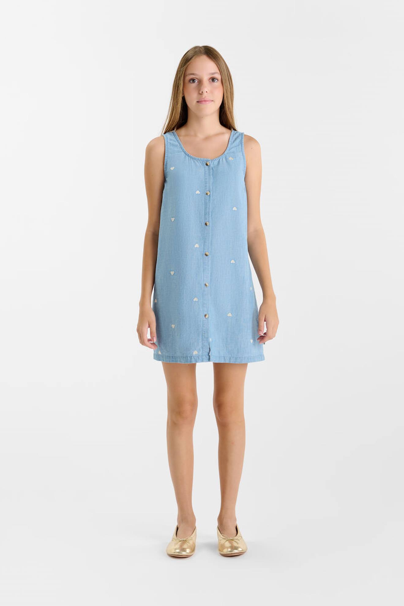 Robe Droite Lissagi Sky Blue