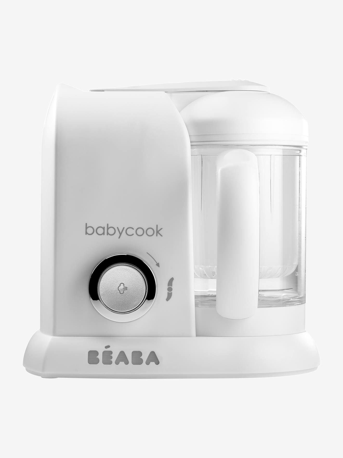 Robot 4 en 1 Babycook solo blanc/gris argent