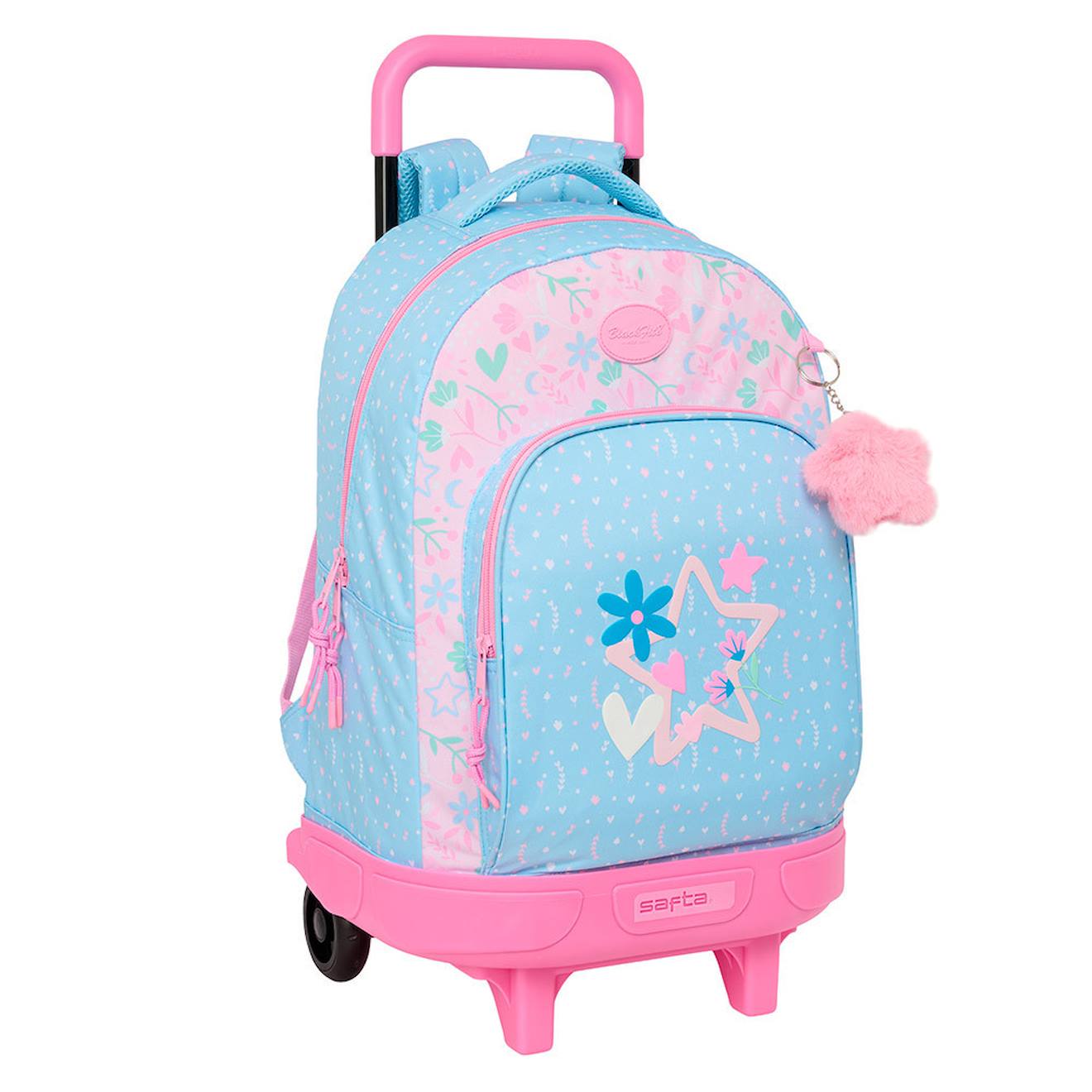Sac À Dos À Roulettes Blackfit8 Smile 45 Cm Trolley Haut De Gamme Multicolore