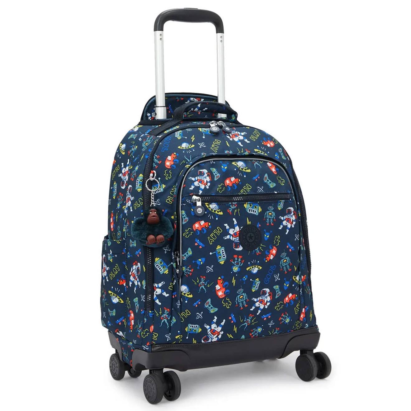 Sac À Dos À Roulettes Enfant New Zea 50 Cm 4 Roues Bleu / Bleu / Marine / Gris