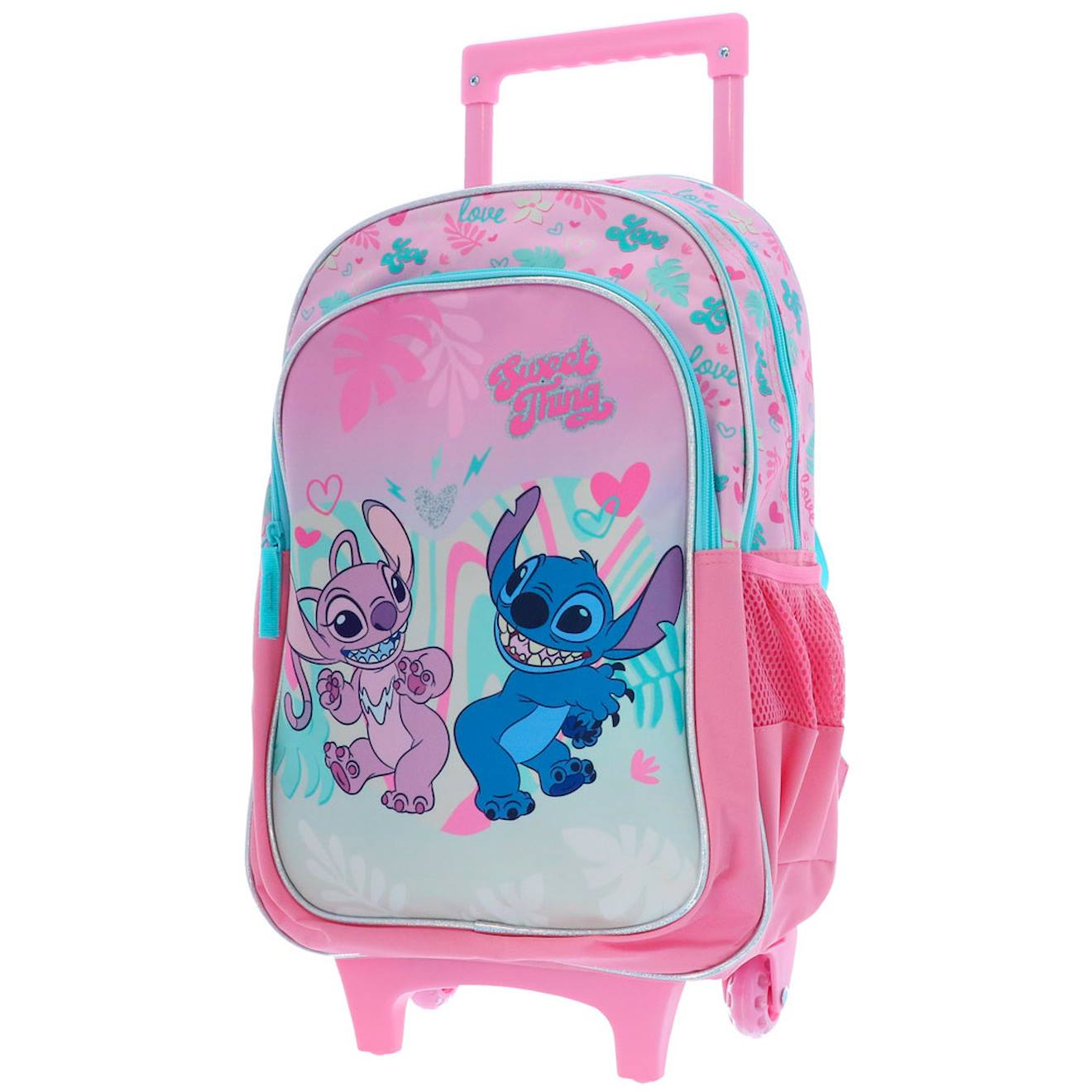 Sac À Dos À Roulettes Fille Lilo & Stitch Multicolore