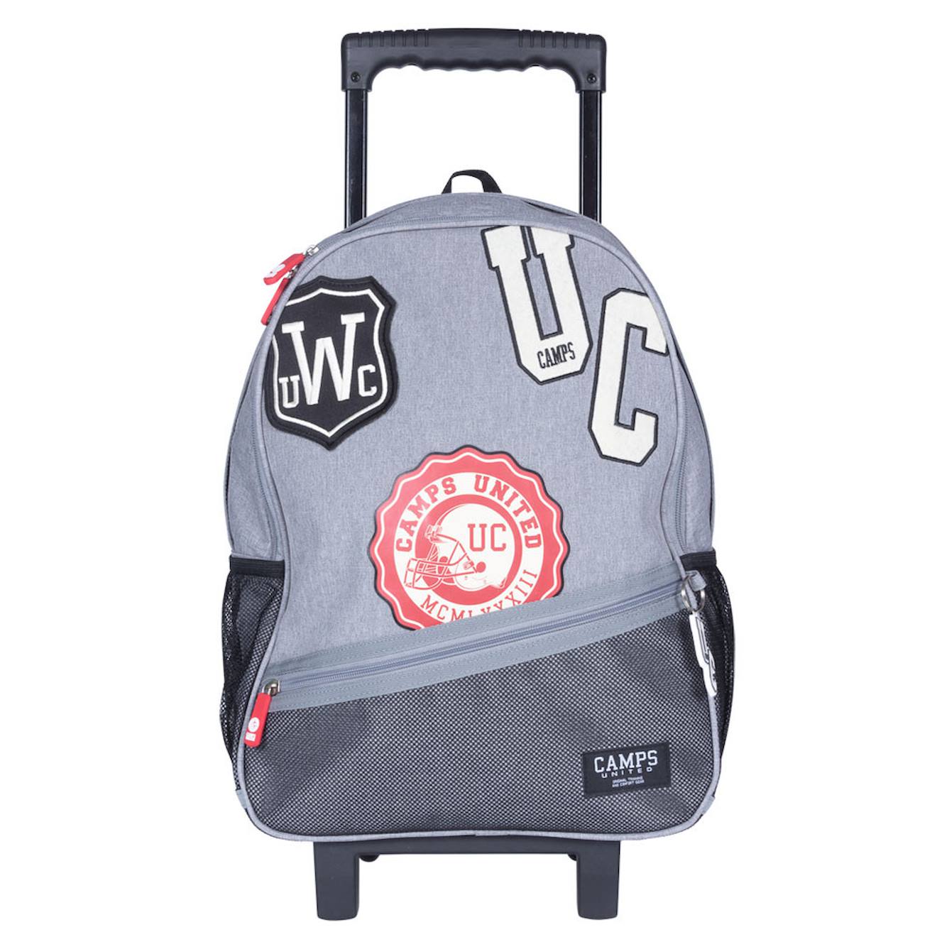 Sac À Dos À Roulettes Garçon Camps 43 Cm Avec Compartiment Ordinateur Gris / Noir / Noir