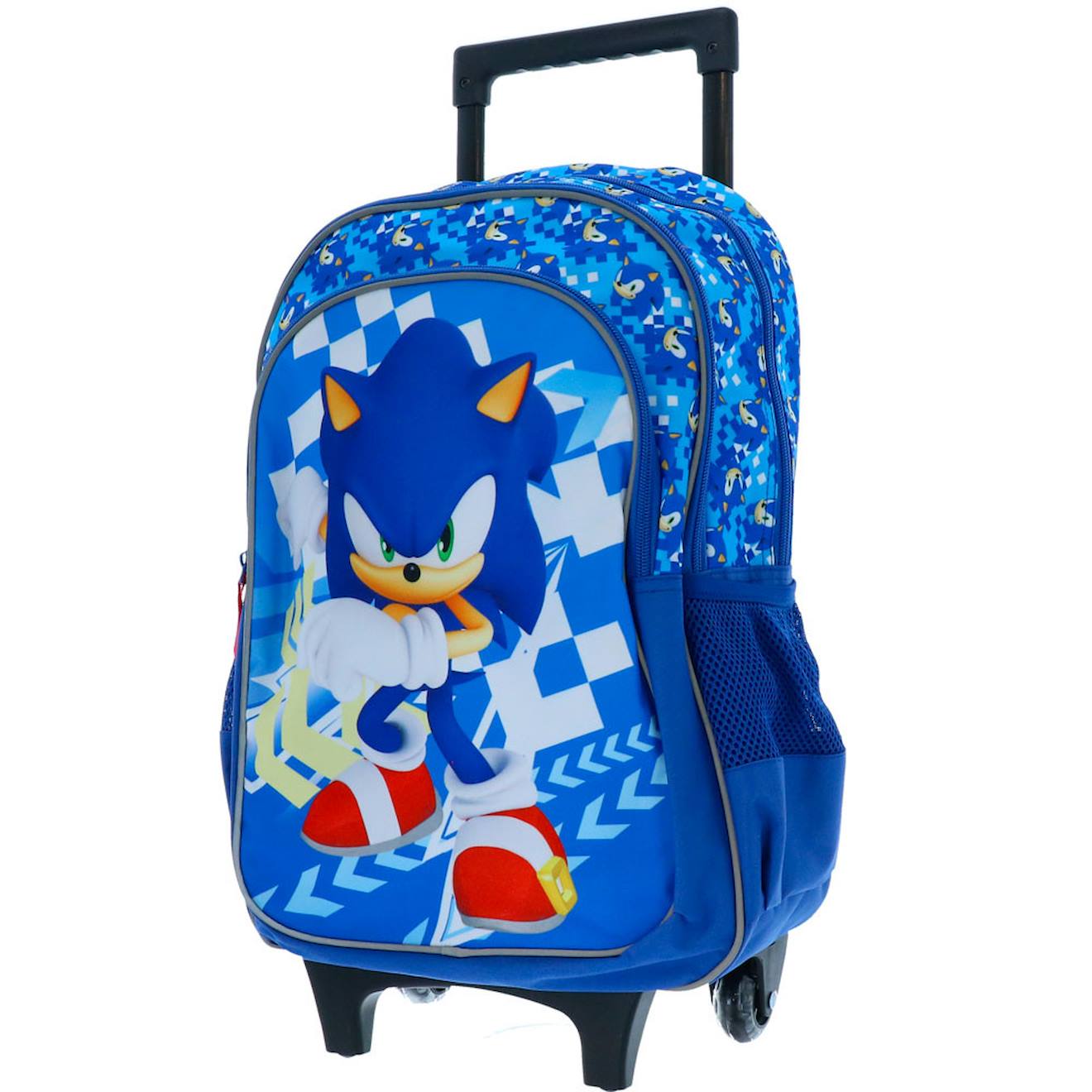 Sac À Dos À Roulettes Garçon Sonic Multicolore