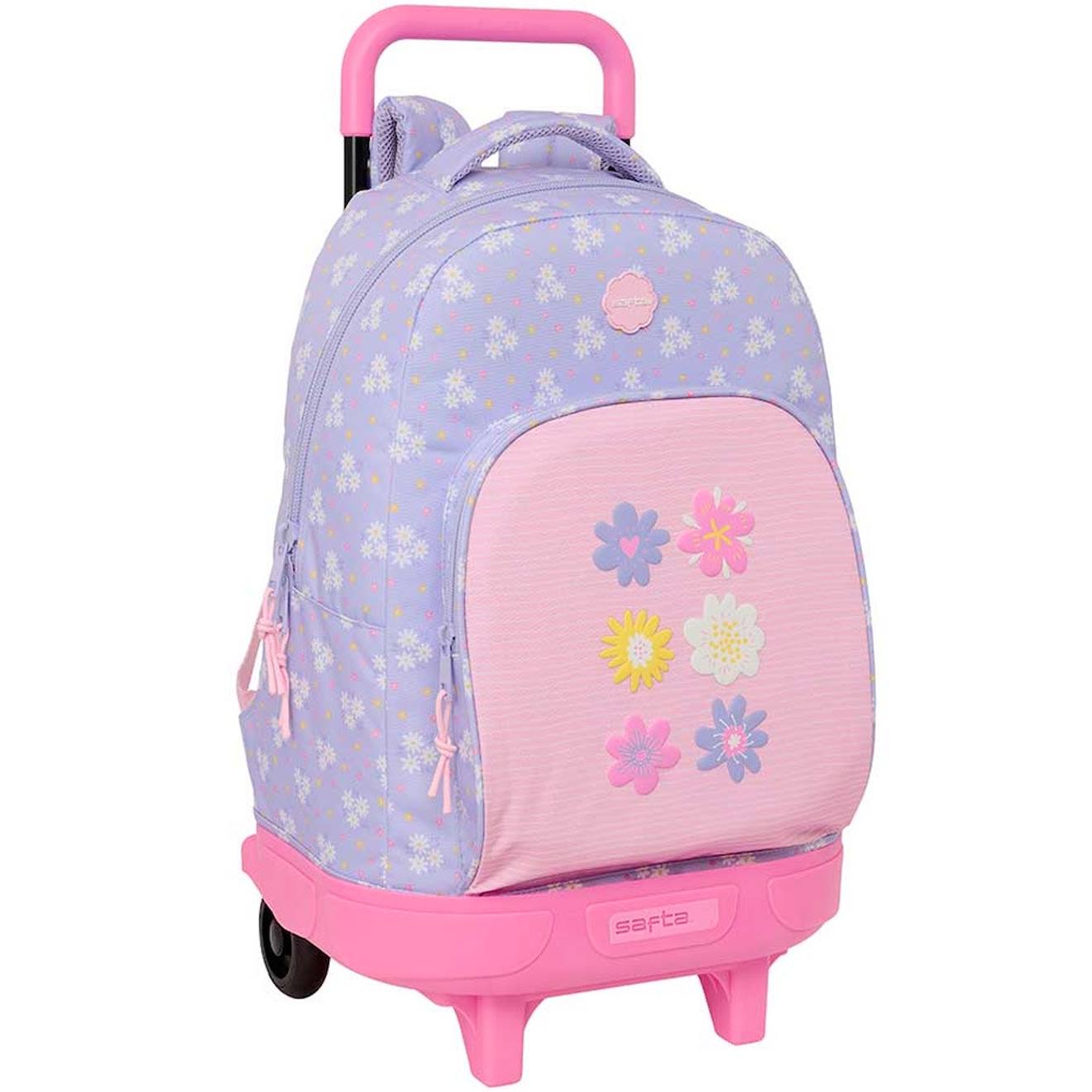 Sac À Dos À Roulettes Safta Bouquet 45 Cm Trolley Haut De Gamme Multicolore