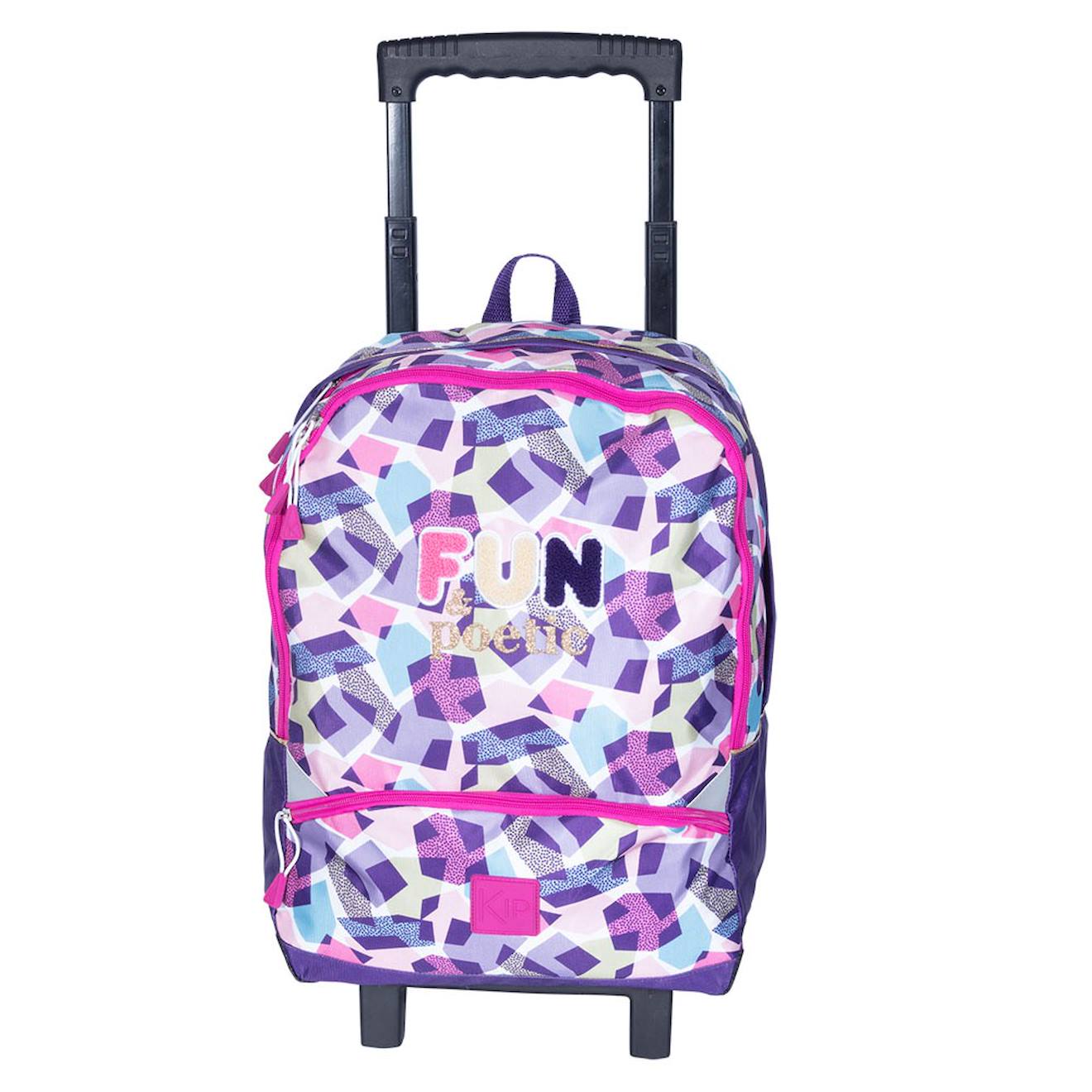Sac À Dos À Roulettes - Système Trolley Résistant Multicolore