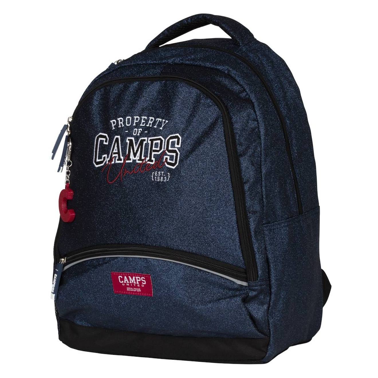 Sac À Dos Enfant Fille 42 Cm Camps – 2 Compartiments Zippés Property Bleu Marine
