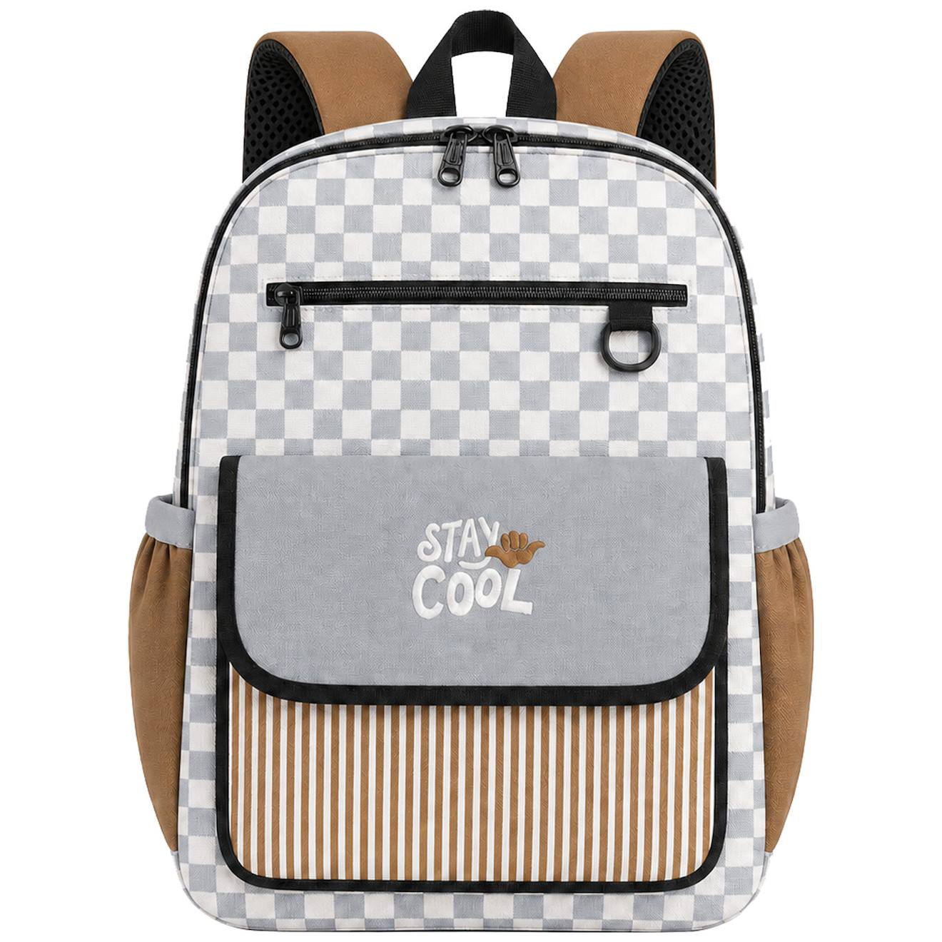 Sac À Dos Enfant Noé Écume (38,5 X 31 Cm) Bleu Gris, Blanc