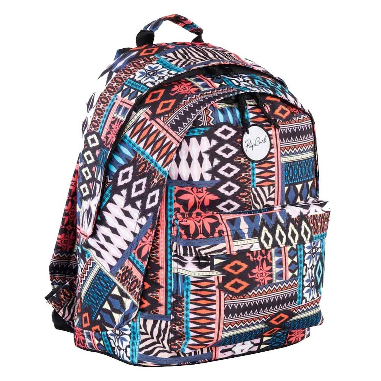 Sac À Dos Fille Avec 2 Compartiments Rip Curl Double Dome Multico 42 Cm - Qualité Premium Multicolore