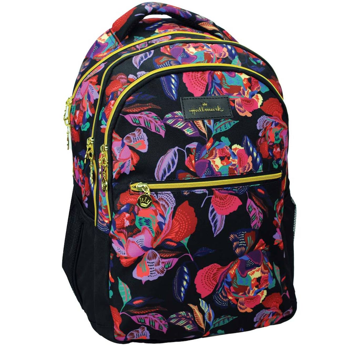 Sac À Dos Fille Hallmark Floral 43 Cm À 2 Compartiments Zippés - Hallmark Bleu / Gris / Anthracite / Ble