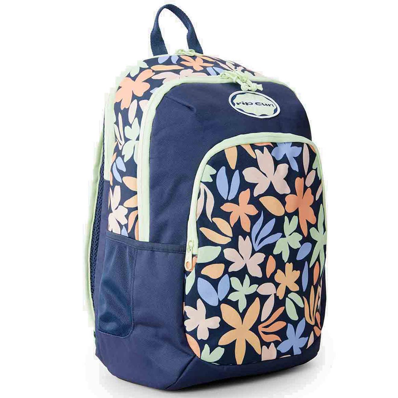 Sac À Dos Fille Ozone 30l 49 Cm Avec Poche Zippée Et Compartiment 13 Pouces Bleu / Bleu / Marine