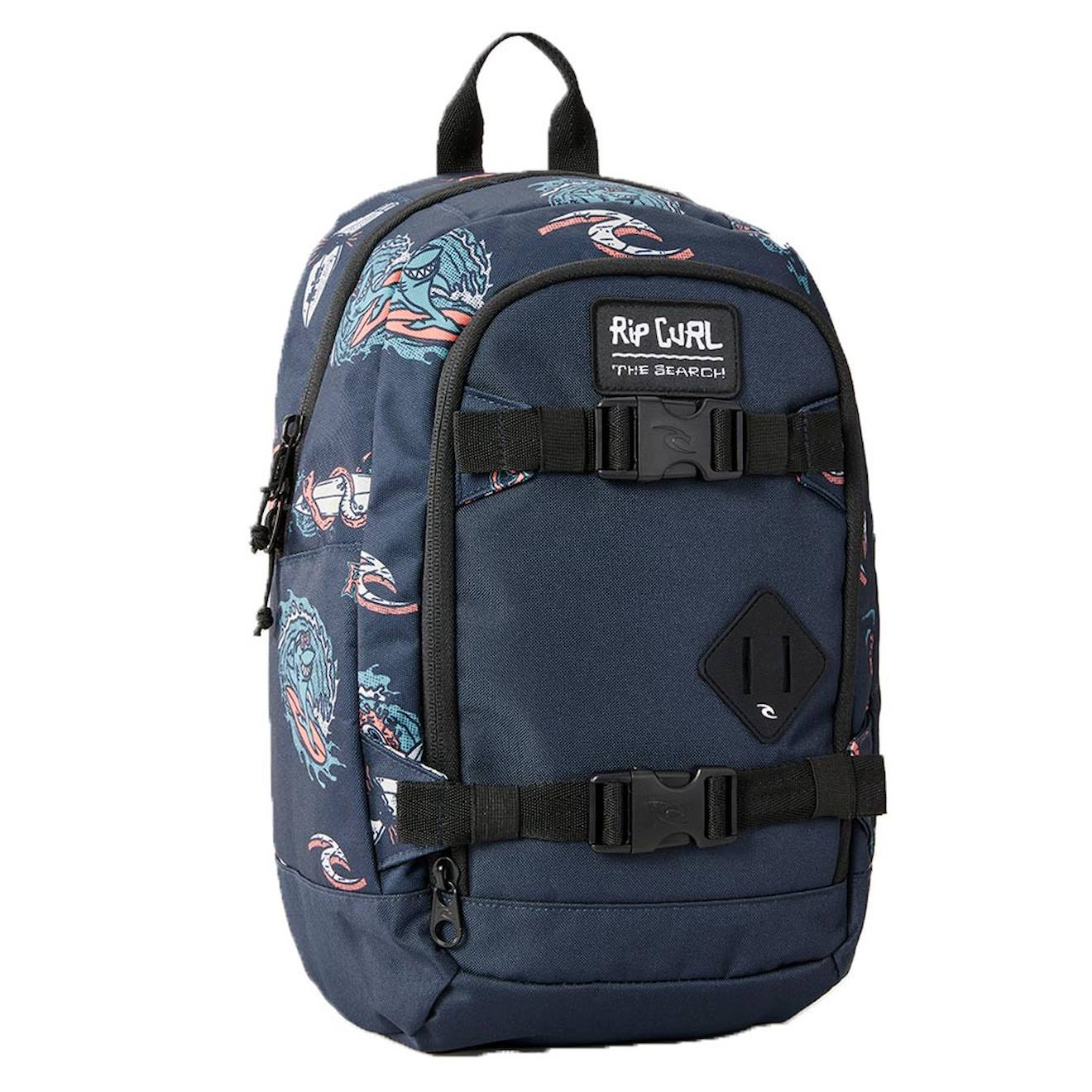 Sac À Dos Garçon Rip Curl Posse Sml Textile Imprimé Surf Bleu / Orange