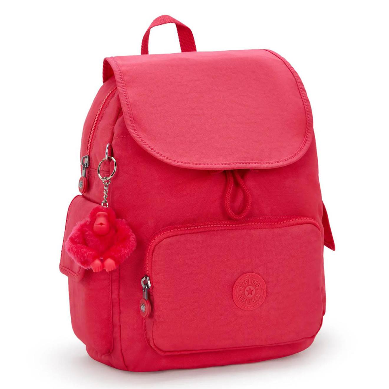Sac À Dos Kipling City Pack Small 33 Cm - Qualité Premium Rouge