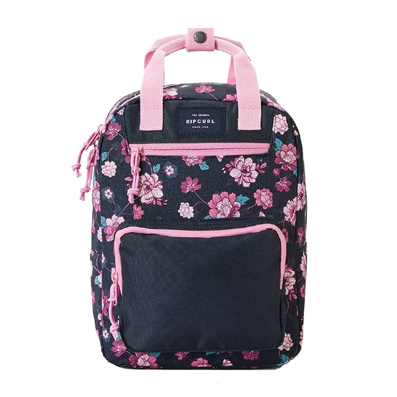 Sac À Dos Mini 9l À Fleurs Rip Curl – Bretelles Rembourrées Bleu / Rose / Foncé / Noir