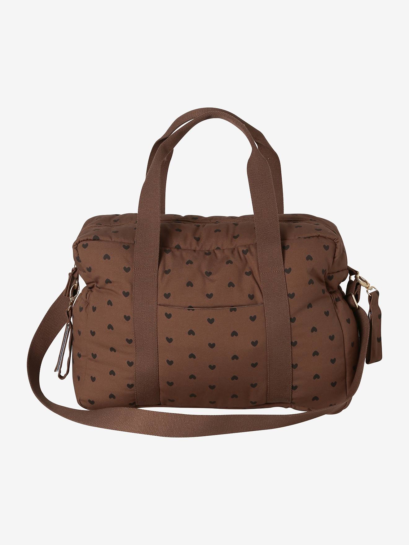 Sac à langer bandoulière 24h noisette