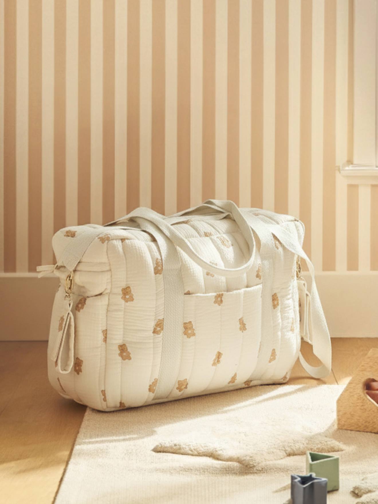 Sac à langer COLINA gaze de coton teddy