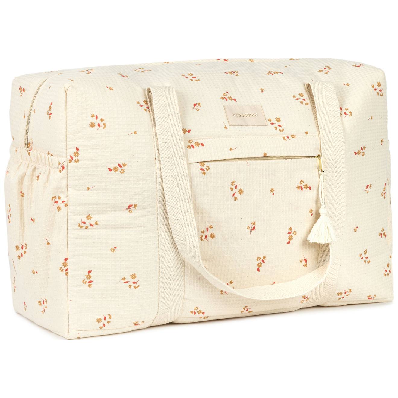 Sac À Langer Imperméable Opera Ecru, Orange, Rouge