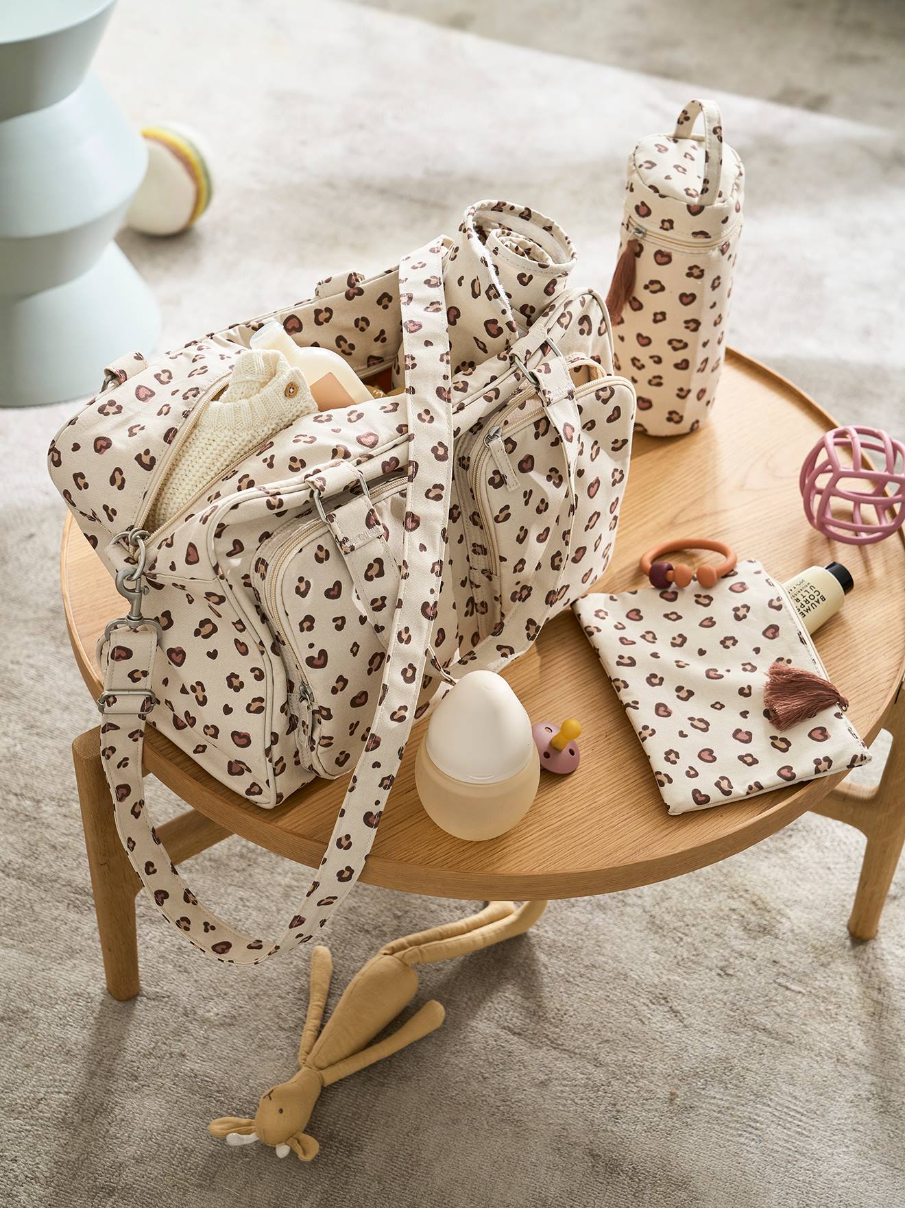 Sac à langer multipoches Family sable