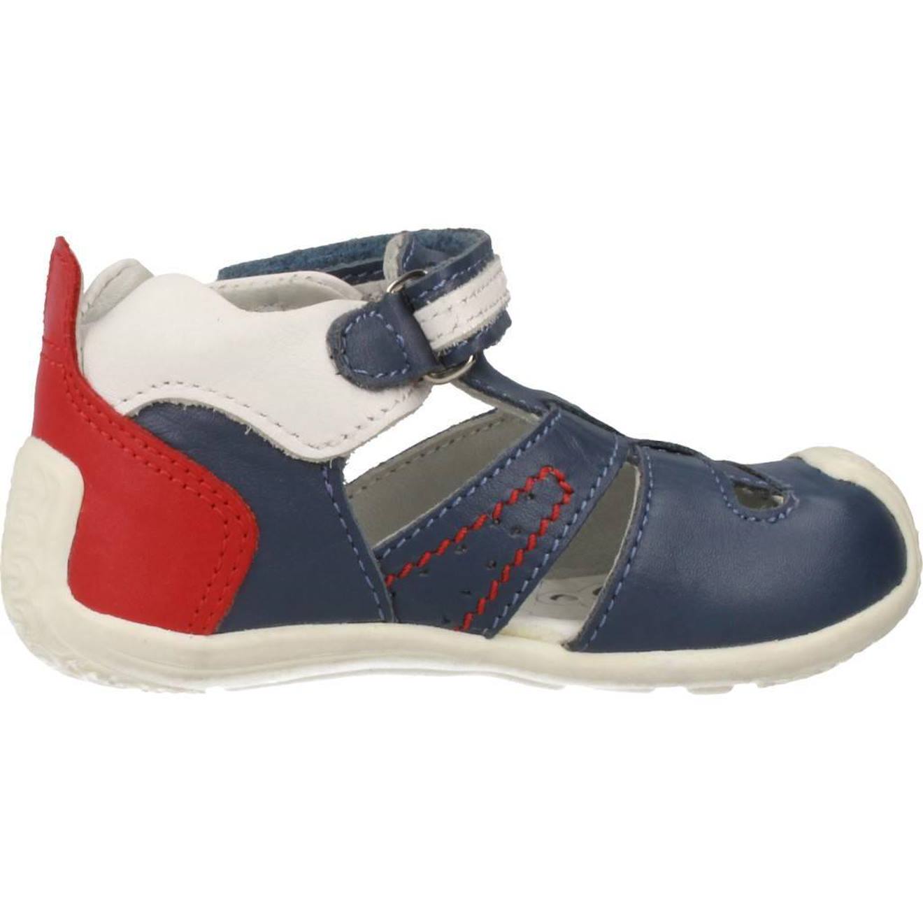 Sandale Bébé Cuir Bleu 800