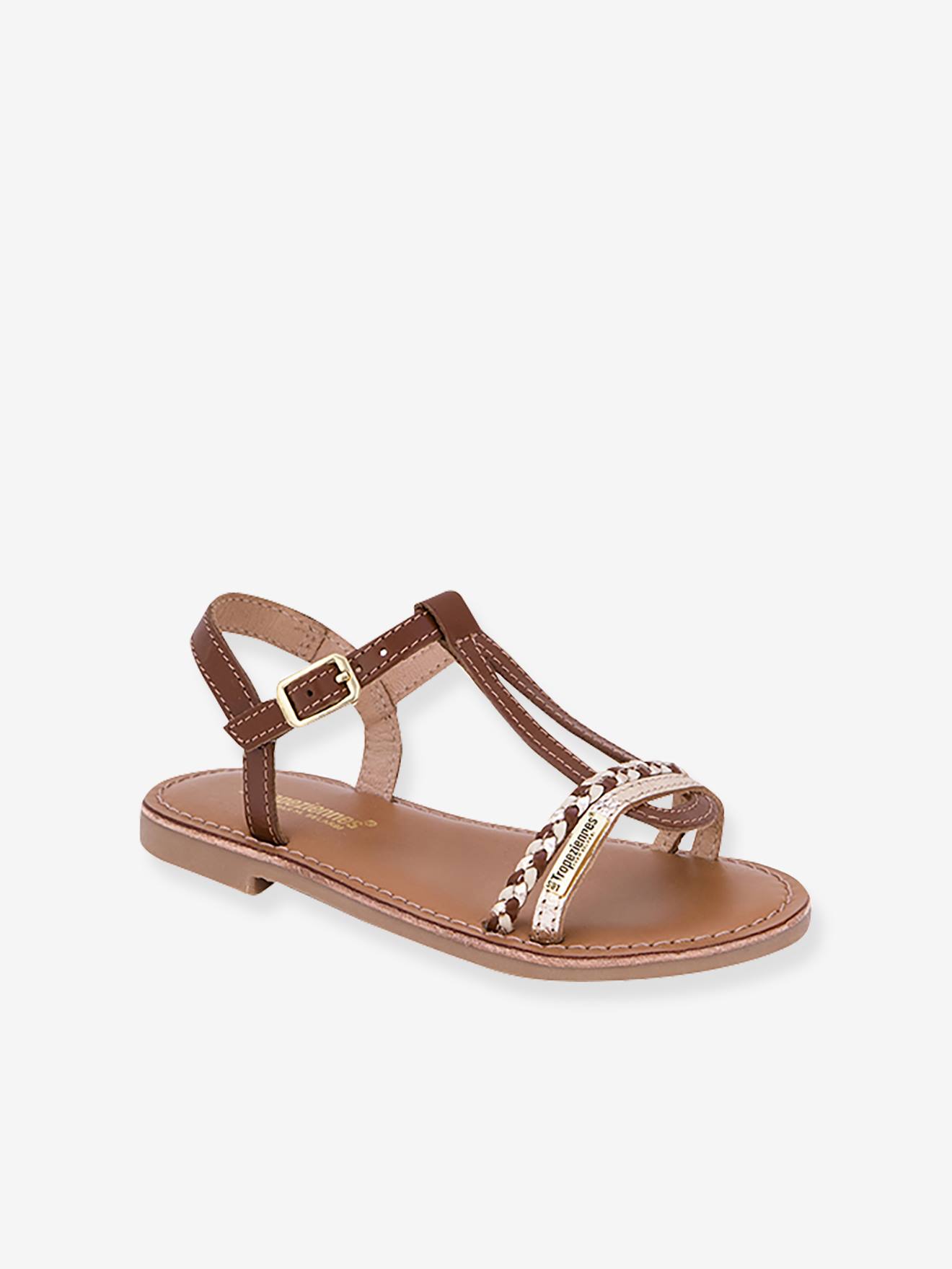 Sandales Badou Tan marron