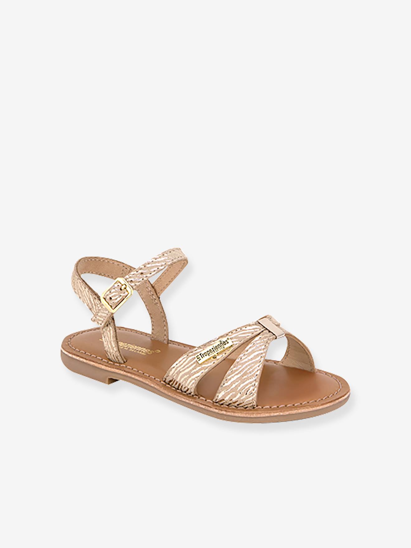 Sandales Belle Zèbre beige
