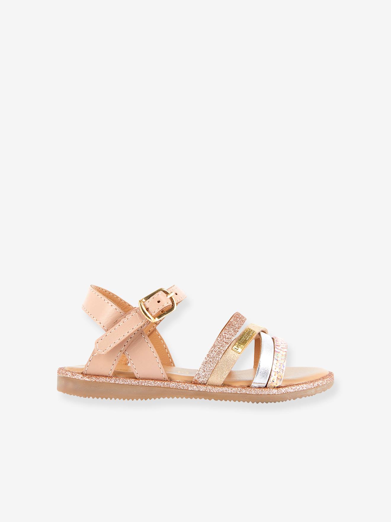 Sandales cuir enfant Inaya PAR M. BELARBI beige