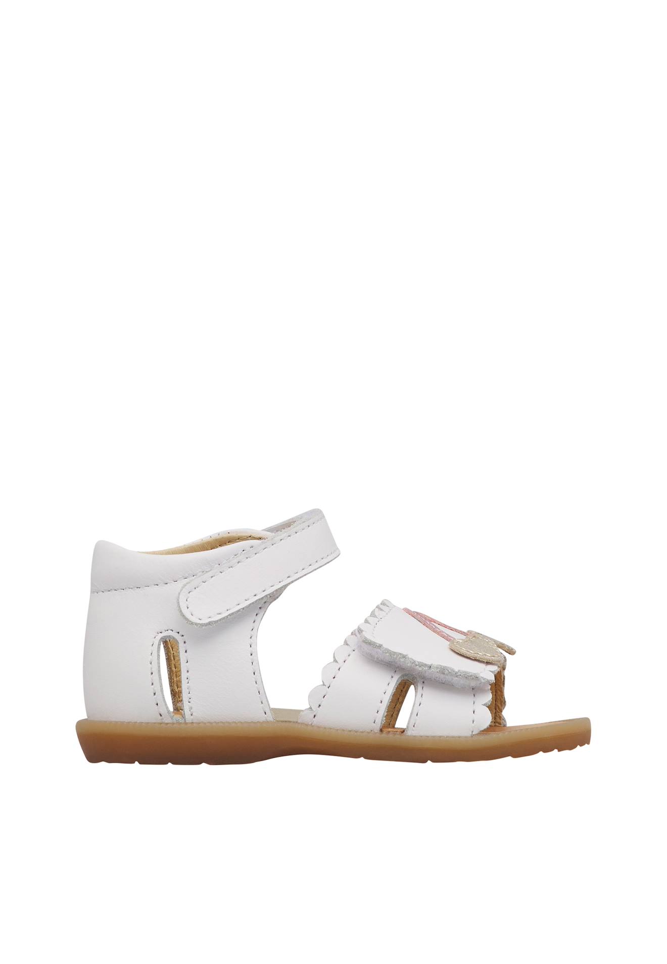 Sandales En Cuir Lillu Blanc-