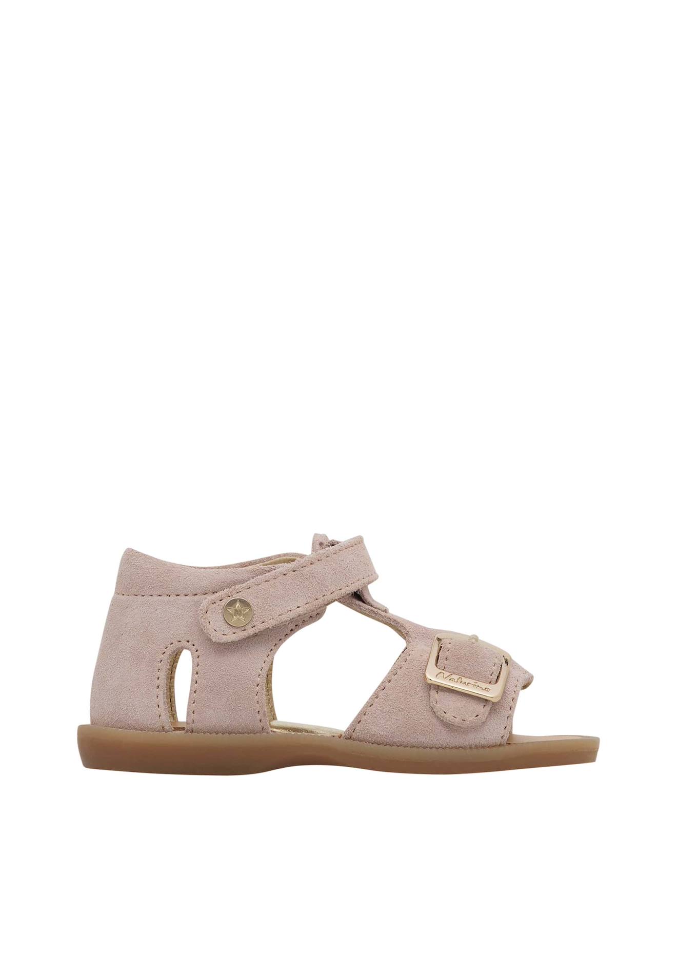 Sandales En Suède Quarzo Rose Poudré-